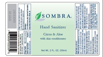 Sombra 2oz hand sanitizer.jpg image description - Sombra 2oz hand sanitizer